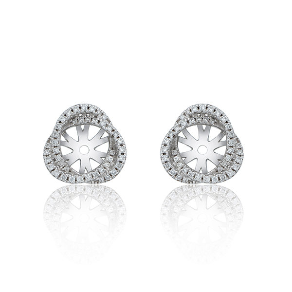 Gemstone & Diamond Earrings Jacket - 65371RIADFVSPWG – Rocky Point Jewelers