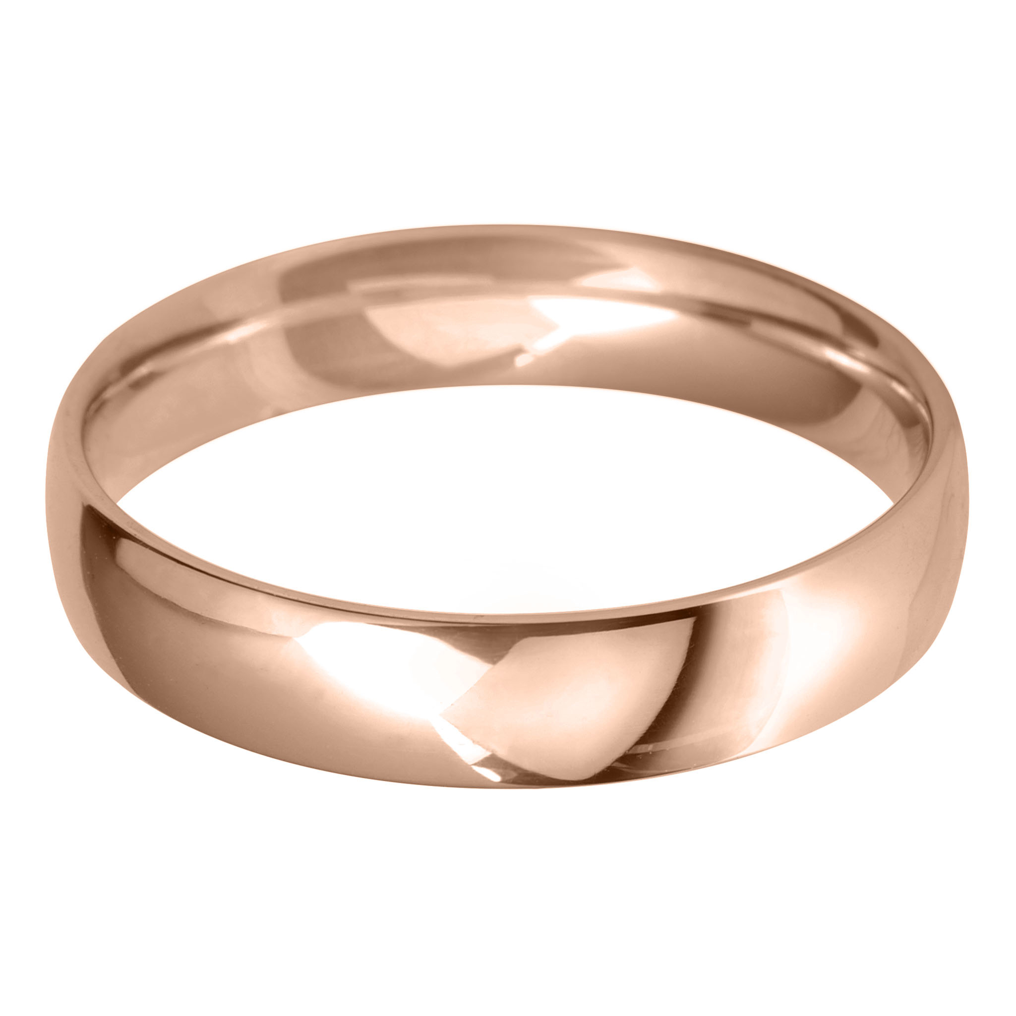 Mappin & Webb 18ct Rose Gold 6mm Heavy Court Wedding Ring - Ring Size W |  Mappin and Webb