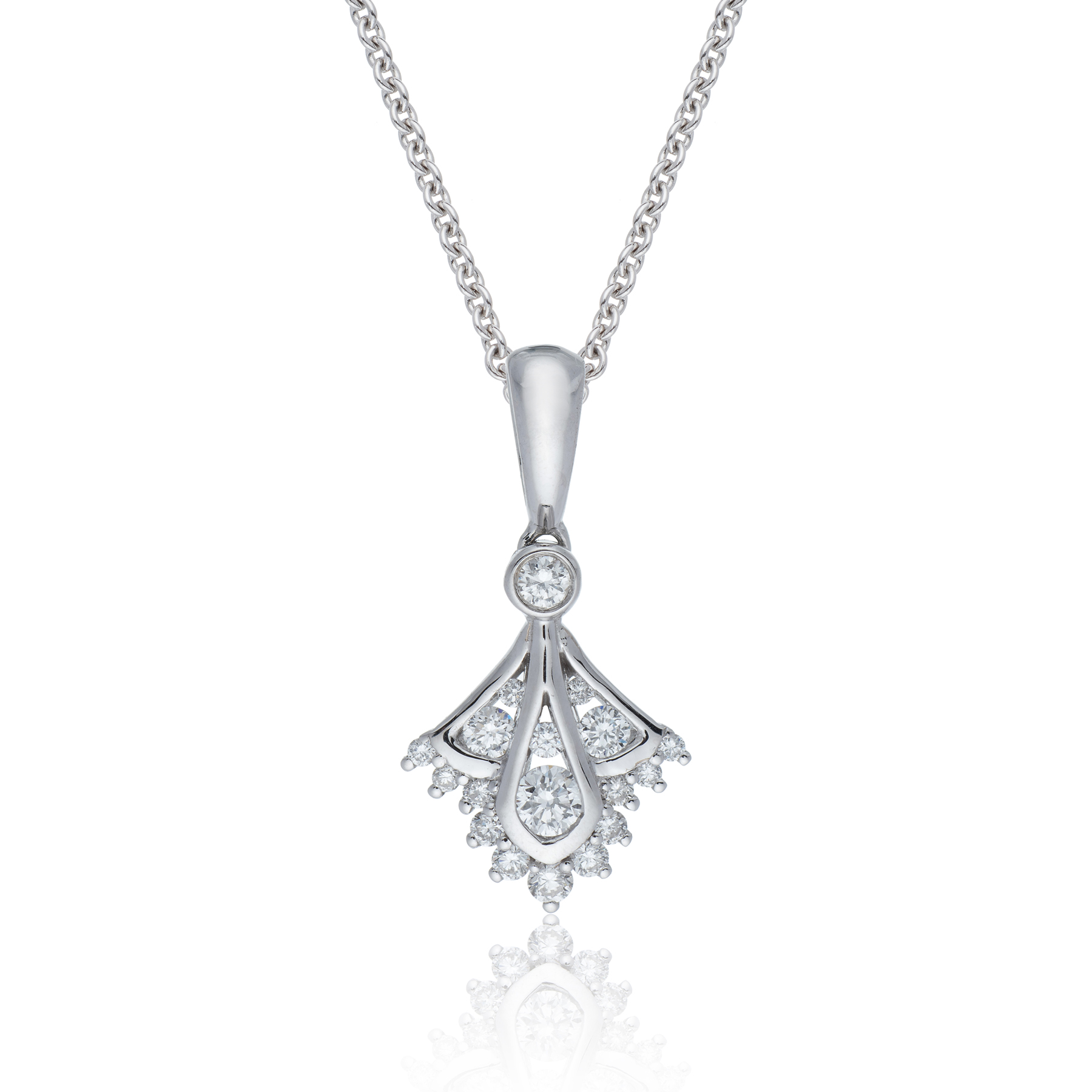 rolex diamond necklace