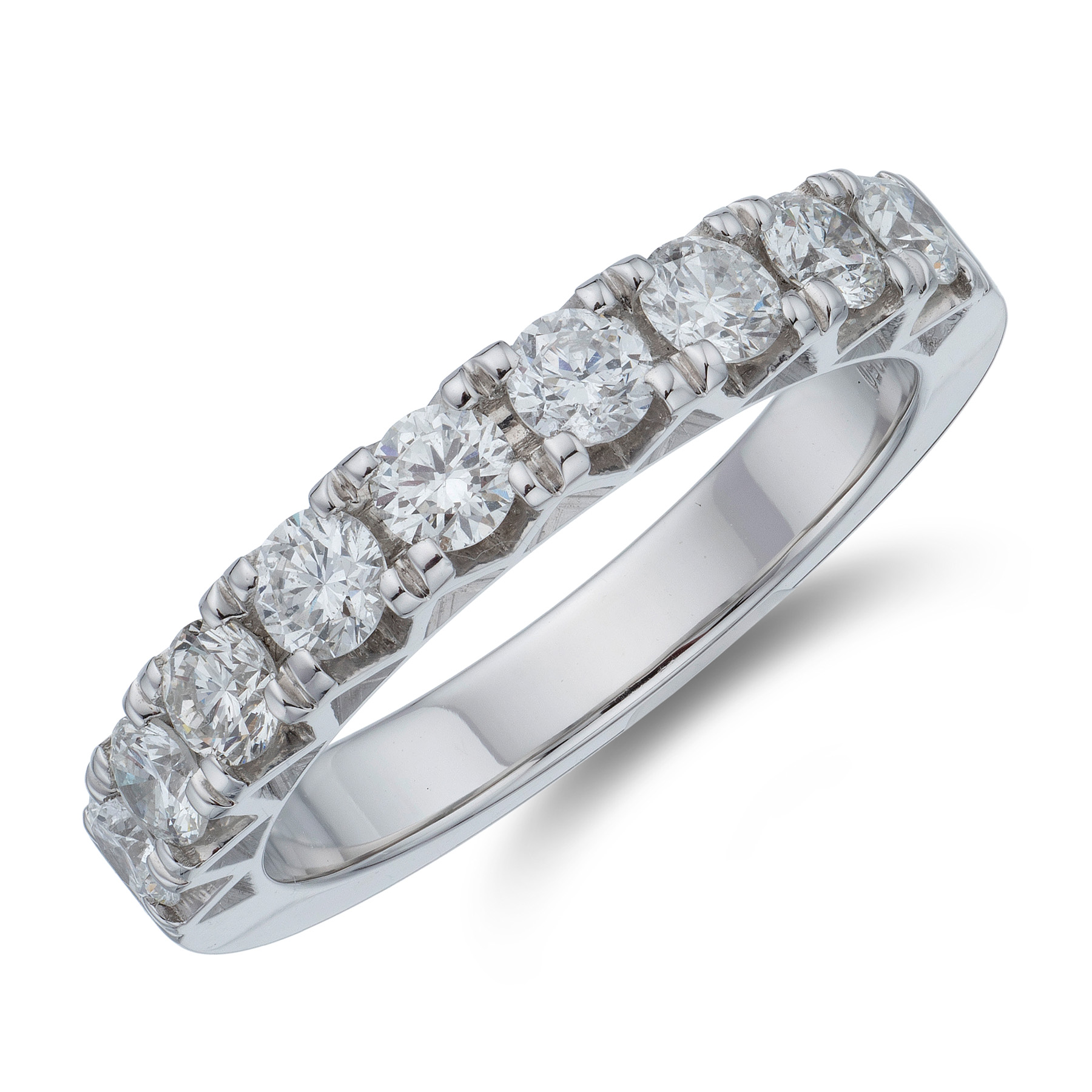 Platinum Diamond Eternity Ring  Tom Coll Jewellery, Diamond Jewellery 